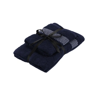 Рушник Ardesto набір махрових Holiday 2 шт 50х90см, 70х140см, 100% бавовна, індиго (ART2557IN) зображення 1