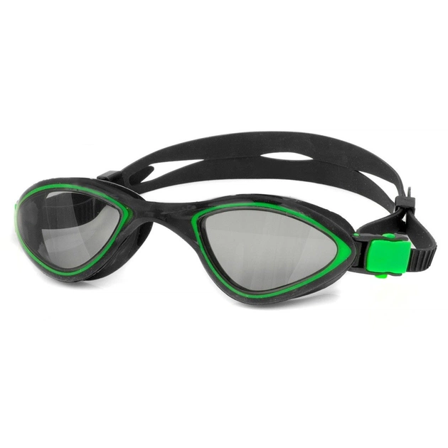 Окуляри для плавання Aqua Speed Flex 086-38 6664 чорний, зелений OSFM (5908217666642) - зображення 1
