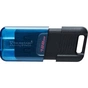 USB флеш накопичувач Kingston DataTraveler 80 M Blue/Black (DT80M/128GB) - зменшене зображення 1