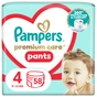 Підгузки Pampers Premium Care Pants Maxi Розмір 4 58 шт (8001090759993) - зменшене зображення 1