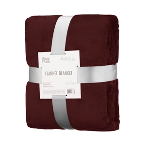 Плед Ardesto Flannel 200х220см, 100% поліестер, бургунді (ART0222SB) зображення 1