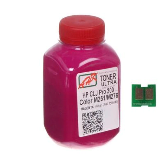 Тонер HP CLJ Pro 200/M251/M276n (131A) Magenta +chip AHK (1505159) - зображення 1