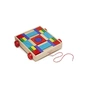 Кубики Melissa&Doug Набір дерев'яних блоків на візку (MD14209) - зменшене зображення 1