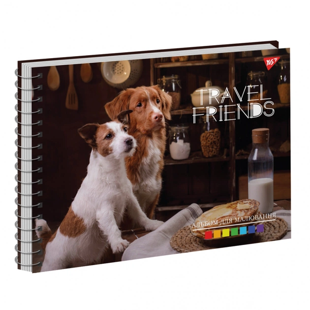 Альбом для малювання Yes А4 30 Спіраль Travel friends (130571) - picture 3