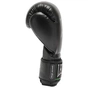 Боксерские перчатки Leone GN383 Thunder Black 12 oz (kapu v komplekti) (GN383_Black_12oz) - уменьшенное изображение 6