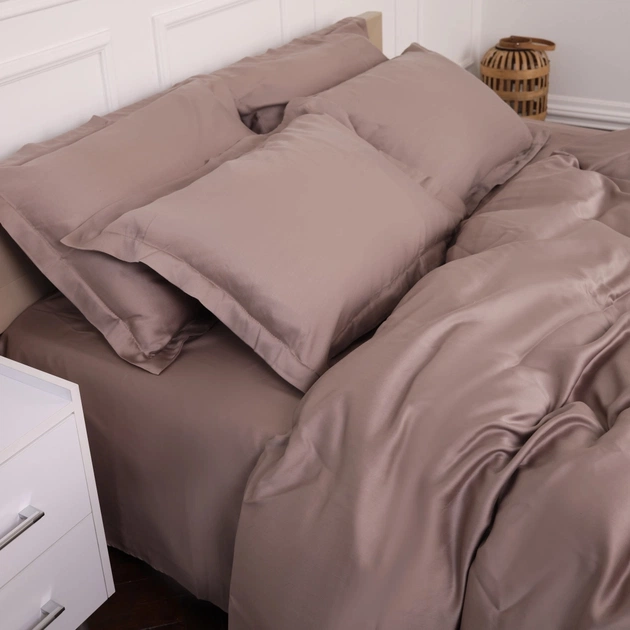 Постільна білизна MirSon Tencel №08 Beige 160х220 полуторний Євро (2200009637124) - picture 9