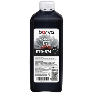 Чорнило Barva Epson E79 1л, Pigm.Black (E79-674) зображення 1