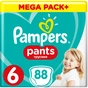 Підгузки Pampers трусики Pants Extra Large Розмір 6 (15+ кг), 88 шт (4015400697558) - зменшене зображення 1
