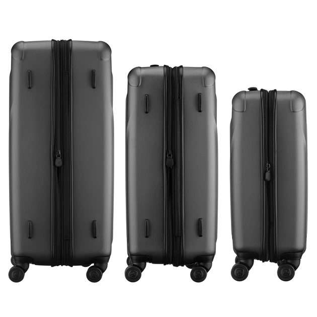Набір валіз Wenger Oryson 3 в 1 (S,M,L) пластик, 4 колеса, сірий (653212) - изображение 6