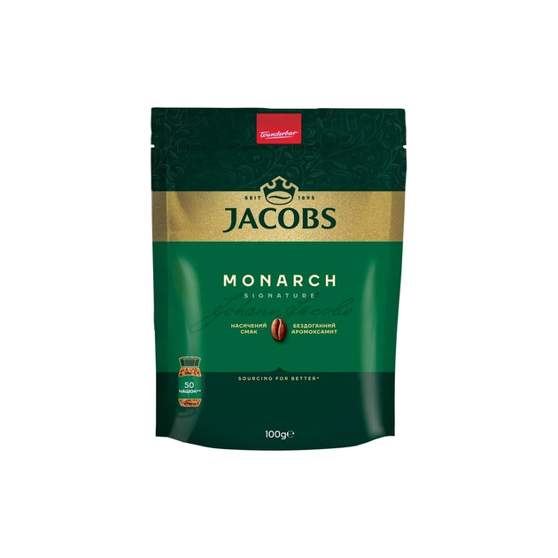 Кофе Jacobs MONARCH растворимый 100 г (prpj.90113) - изображение 1