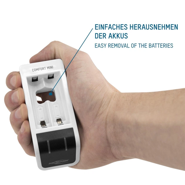 Зарядний пристрiй Ansmann Comfort Mini (1001-0091) - зображення 8