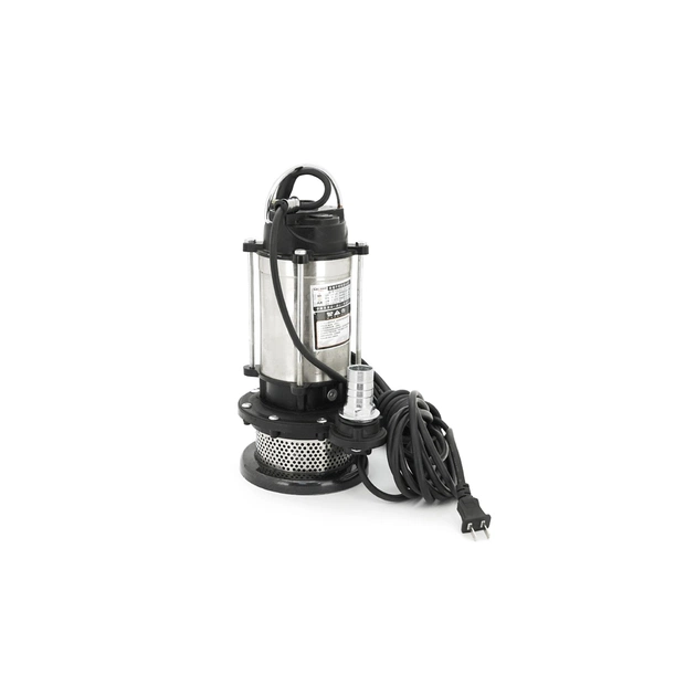 Заглибний насос Voltronic 550W, 220V, до 2 м³/год, підйом до 13м, 25мм, INOX, 375х195х200мм, 4,380кг + перехідник (YT-P-550-13) - зображення 1