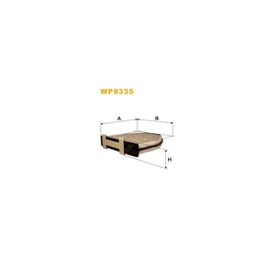 Фільтр салону Wixfiltron WP9335 зображення 1