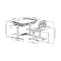 Парта зі стільцем FunDesk Littonia Grey (222529) - зменшене зображення 10