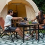 Туристичний стіл Bo-Camp Melrose Oval 120x80 cm Black/Wood look (1404220) - уменьшенное изображение 12