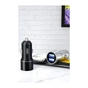 Зарядний пристрій XO TZ09 2.4A/2 USB + cable lightning Black (XO-TZ09L-BK) - зменшене зображення 3