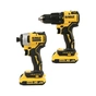 Набір електроіструментів DeWALT 2 од. 18 В XR Li-lon, вага 5.9 кг, кейс TSTAK, 2 АКБ та ЗП (DCK2062D2T) - уменьшенное изображение 2