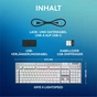 Клавіатура Logitech G915 X Lightspeed Switch-Tactile Wireless/Bluetooth/USB UA White (920-012690) - зменшене зображення 11