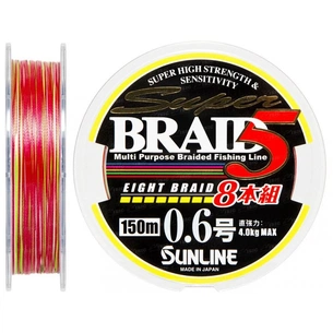 Шнур Sunline Super Braid 5 (8 Braid) 150m #0.6/0.128мм 4кг (1658.08.52) зображення 1