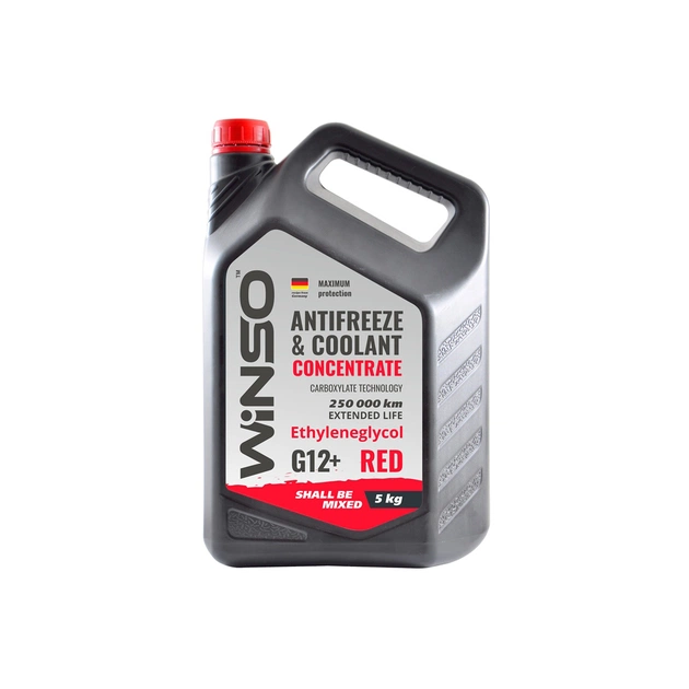 Антифриз WINSO COOLANT CONCENTRATE WINSO RED G 12+ концентрат 5kg (880990) - зображення 1