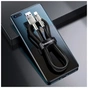 Дата кабель USB 3.1 AM to USB-C 0.25m 6.0A 66W Cafule Series Metal Black Baseus (CAKF000001) - зменшене зображення 8
