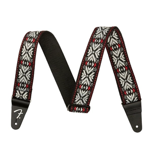 Ремінь для гітари Fender Strap 2" Pasadena Woven Red Snowflake (236929) зображення 1