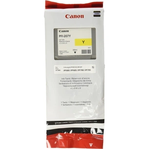 Картридж Canon PFI-207Y 300ml yellow (8792B001) зображення 1