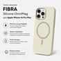 Чехол для мобильного телефона BeCover FIBRA Silicone OmniMag Apple iPhone 16 Pro Max Milk White (716239) - уменьшенное изображение 3