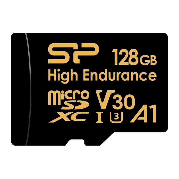 Карта пам'яті Silicon Power 128GB microSDXC class 10 UHS-I U3 V30 A1 High Endurance (SP128GBSTXDV3V1HSP) - зображення 1