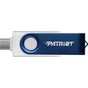 USB флеш накопичувач Patriot 512GB Xporter X550 White-Blue USB 3.2/Type-C (PS512GX550AAD) - зменшене зображення 3