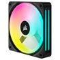 Кулер до корпусу Corsair iCUE Link QX120 RGB PWM PC Fans Starter Kit with iCUE Link System Hub (CO-9051002-WW) - зменшене зображення 4