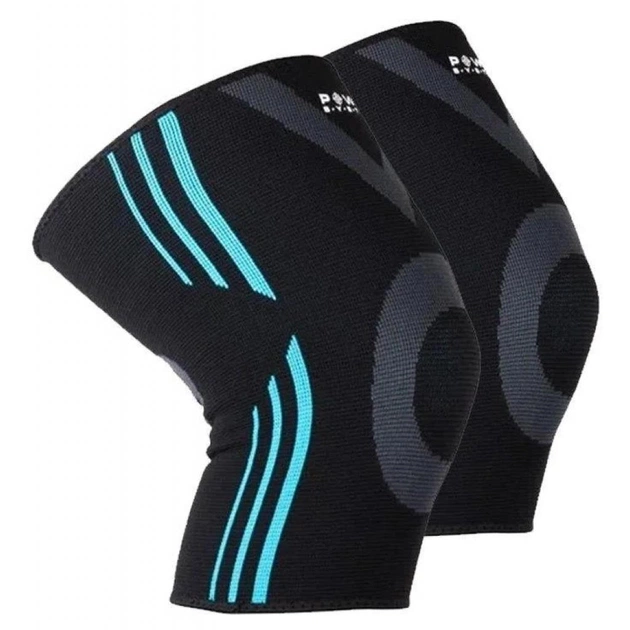 Фиксатор колена Power System Knee Support Evo Black/Blue M (PS-6021_M_Black-Blue) - изображение 1