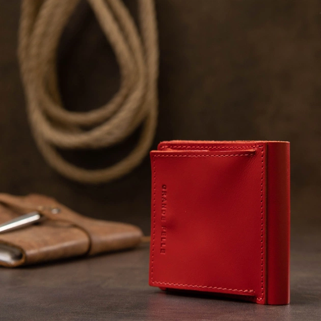 Портмоне Grande Pelle Червоне (11565) - зображення 10