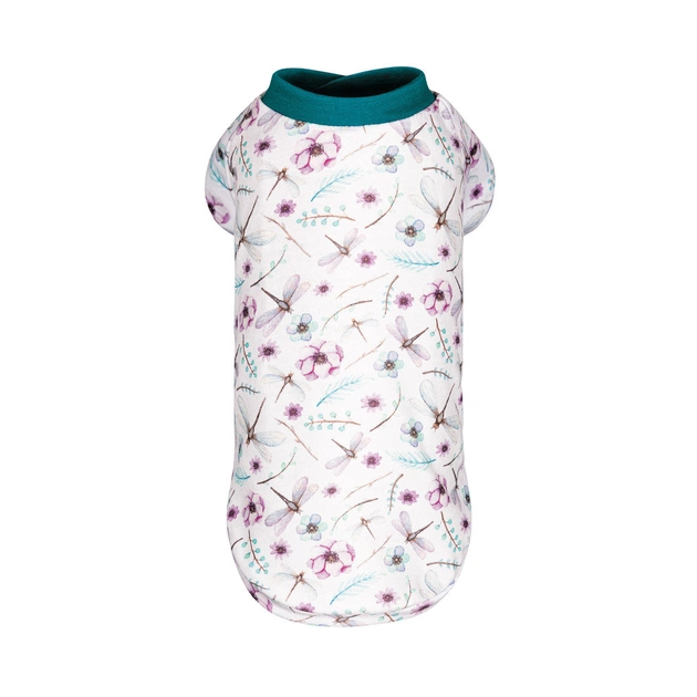 Футболка для животных Pet Fashion Flora XS белая с цветочным принтом (4823082441495) - изображение 1