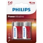 Батарейка Philips C LR14 Power Alkaline * 2 (LR14P2B/10) - зменшене зображення 1