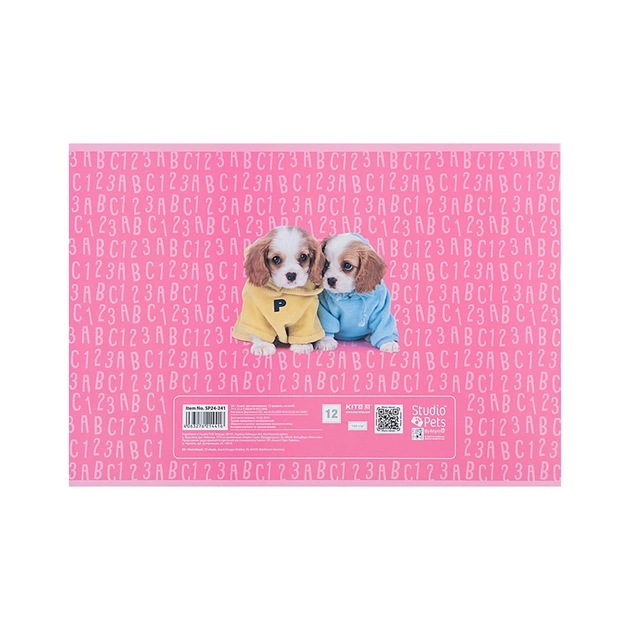 Альбом для малювання Kite Studio Pets, 12 аркушів (SP24-241) - зображення 4
