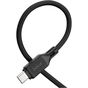 Дата кабель USB 2.0 AM to Micro 5P 1.0m Cool silicone X90 black HOCO (6931474788429) - зменшене зображення 3