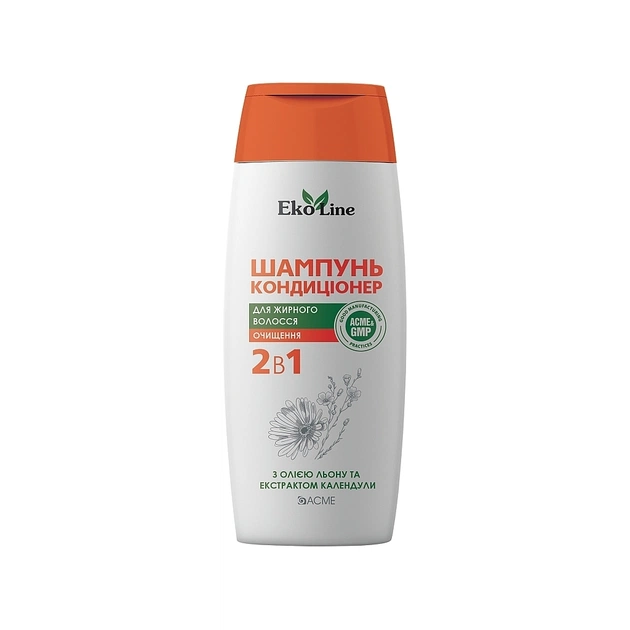 Шампунь Acme Color EkoLine 2в1 Для жирного волосся 400 мл (4820000307581) - зображення 1