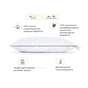 Подушка MirSon 1272 Royal Pearl з евкаліптом М'яка 60х60 см (2200001519688) - зменшене зображення 3