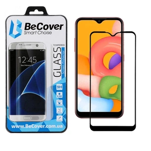 Скло захисне BeCover Samsung Galaxy A01 SM-A015 Black (704666) зображення 1