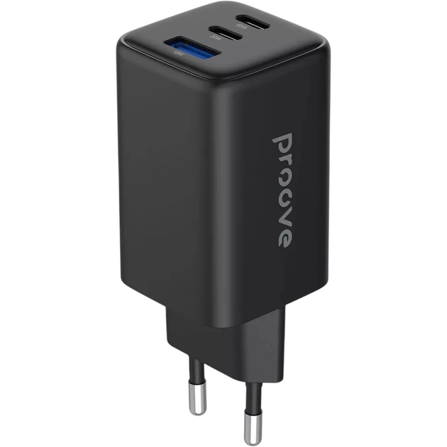 Мережевий зарядний пристрій Proove Pocket GaN 65W Black (WCPG65121201) - зображення 1