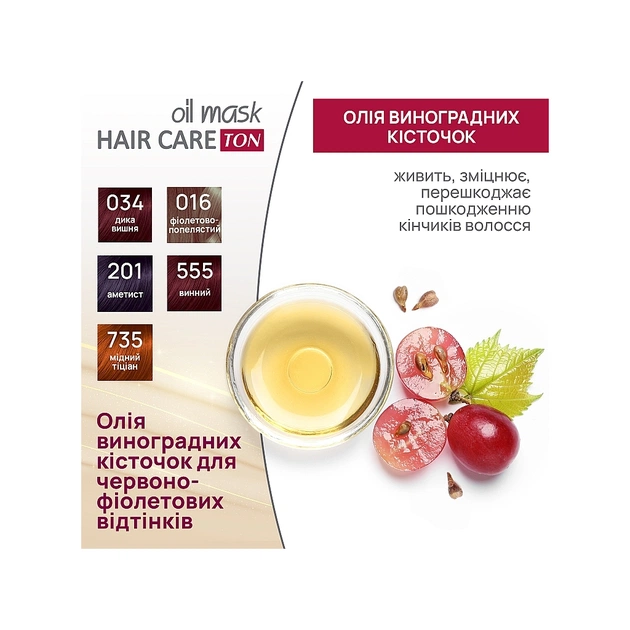 Відтінковий бальзам Acme Color Hair Care Ton Oil Mask 147 - Шоколадно-коричневий (4820197009527) - picture 5