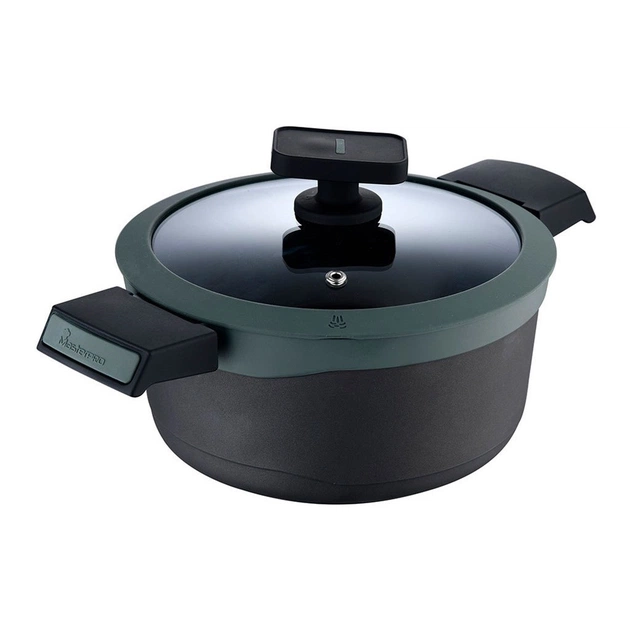 Каструля MasterPro Gastro Reeco з кришкою 7,2 л (BGMP-8108) - зображення 1