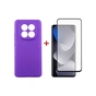 Чехол для мобильного телефона Dengos Carbon Cover + Glass Xiaomi Redmi Note 15 Purple (DG-KM-190) - уменьшенное изображение 1