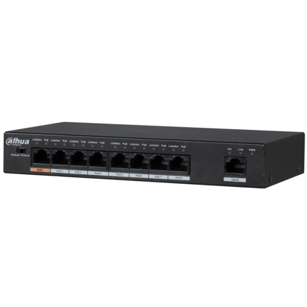 Комутатор мережевий Dahua PFS3009-8ET-96 (03818-05246) - зображення 1