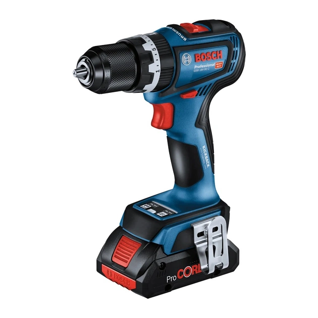 Шуруповерт Bosch GSB 18V-90 C 18В 2х4Агод 3664Нм 0-6300-2100обхв 1.2кг (0.601.9K6.104) - зображення 1