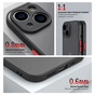 Чохол до мобільного телефона Armorstandart Frosted Matte Samsung A35 5G (A356) Black (ARM74331) - зменшене зображення 3