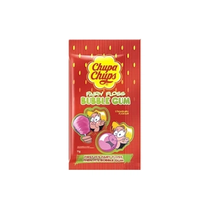 Жувальна гумка Chupa Chups Fairy Floss Strawberry солодка вата 11 г (6911316100817) изображение 1