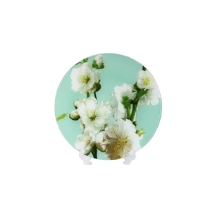 Блюдо Interos 30 см Яблоня бірюза 77578 (ИТ-S3012/R067) зображення 1