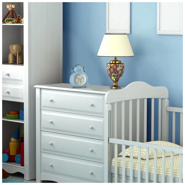 Настільний годинник Lowell будильник блакитний (JA7095A) - picture 2